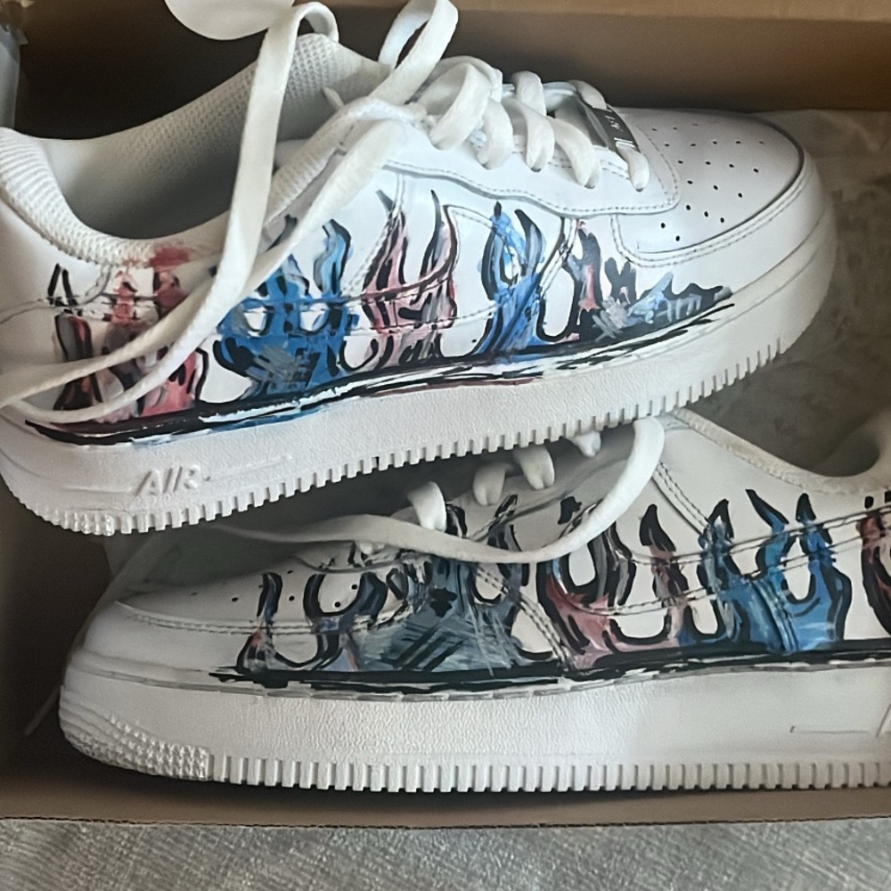Custom Painted Nike Air Force 1 Low